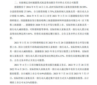 信披不准确及违规减持收监管函，恩捷股份被实控人家族当成“钱袋子”？
