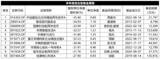 上半年混基红黑榜：宏利王鹏“又行了” 成长板块跌幅较大