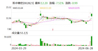 凯中精密获欧洲头部知名车企13.5亿元项目定点 新能源汽车零组件业务加速放量