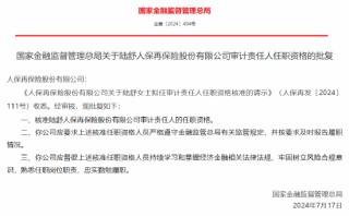 陆舒获批出任人保再保险审计责任人