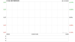 国开国际投资1月末每股综合资产净值约0.3399港元