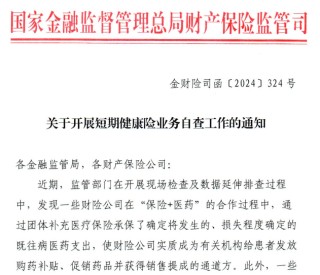 监管要求财险公司自查“药转保”业务