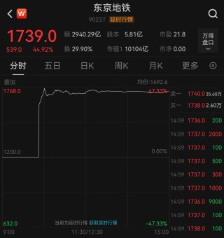 高红利+国资背景获追捧 日本近6年最大IPO首日收涨44%