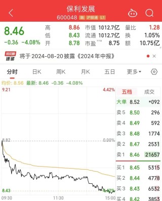 知名险资减持地产巨头！