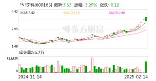 *ST宁科：公司股票被叠加实施其他风险警示