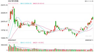 快讯：恒指高开0.63% 科指涨0.39%比亚迪高开逾4%