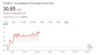 特朗普重申不会抛售股票 DJT股价闻讯飙升10%