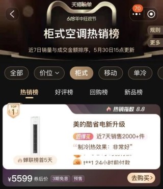 动态[佳禾配资]年中开门红销量第一！美的空调以科技引领舒适生活