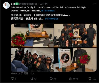 美国人刚跑到小红书 TikTok就起死回生了。。。吗