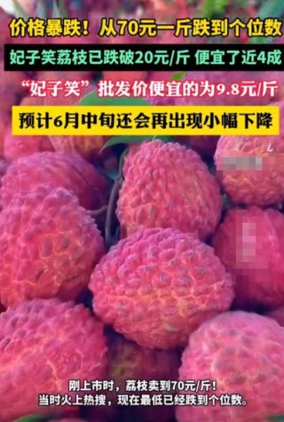 潇湘晨报:智慧策荔枝价格下降，'妃子笑'变'妃子哭'？荔枝自由不再是梦