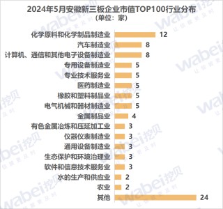 动态[易投配资]2024年5月安徽新三板企业市值TOP100：32家企业去年净利润超3000万元