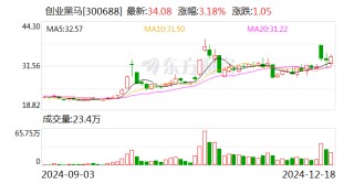 创业黑马：调整回购股份价格上限