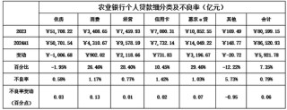 如何看待农行2024H1美中不足的问题