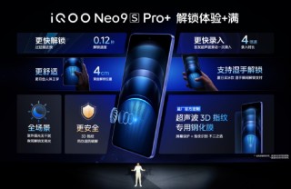 iQOO Neo9S Pro+手机发布：第三代骁龙8+自研芯片 2899元起