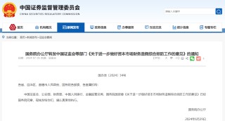 证监会等六部门：严厉打击系统性造假和配合造假