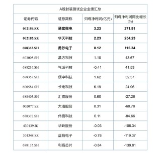 A股半导体半年报收官：117家企业实现营收同比增长、36家公司净利润翻倍