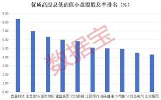低估值+低市值+高ROE+高股息优质股曝光，平均分红率近62%，2股市盈率创历史新低