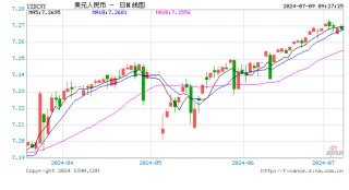 人民币中间价报7.1310，下调24点！美联储8月维持利率不变的概率为93.8%