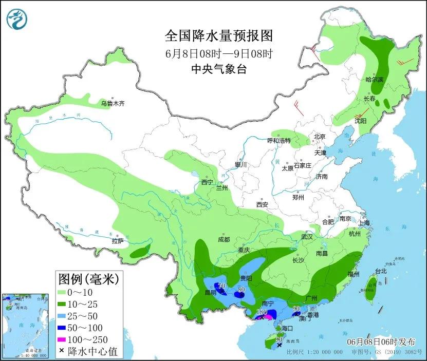 未来三天国内天气预报（6月8日）-第3张图片