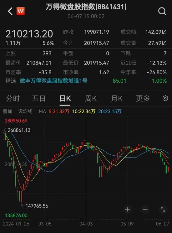 突发暴跌！微盘股指数单周最大跌15%，后市如何演绎？机构：短期或存在技术性反弹 长期的风险因素不容忽视-第1张图片