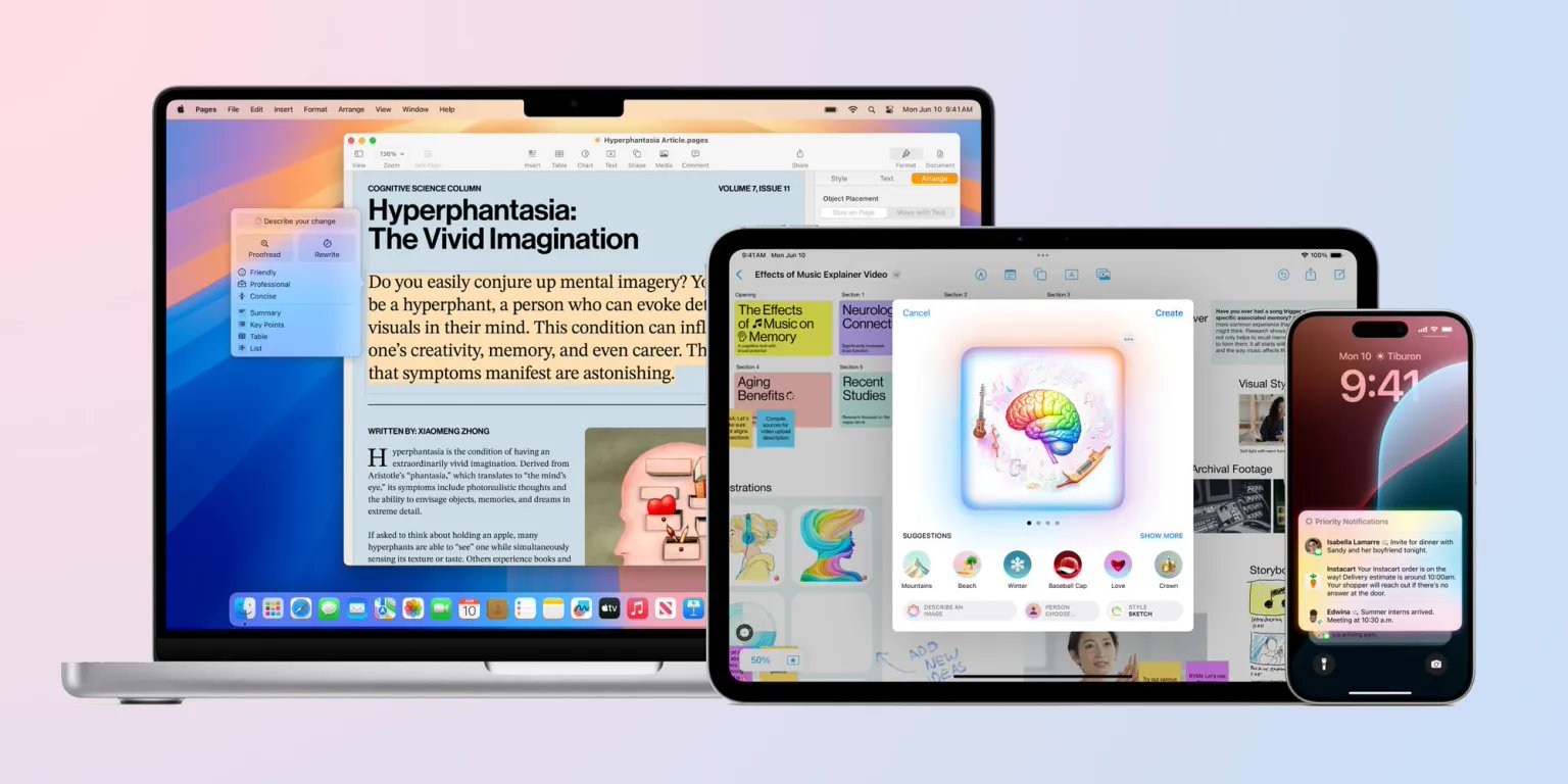苹果高管：正努力将“Apple Intelligence”引入中国市场-第1张图片