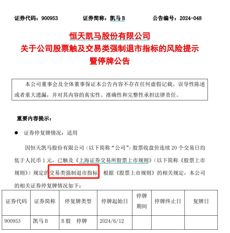 2.3万股东注意！这只股票强制退市，今天停牌！-第1张图片