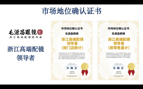浙江中高端配镜首选，毛源昌眼镜举办2024品牌战略发布会-第4张图片