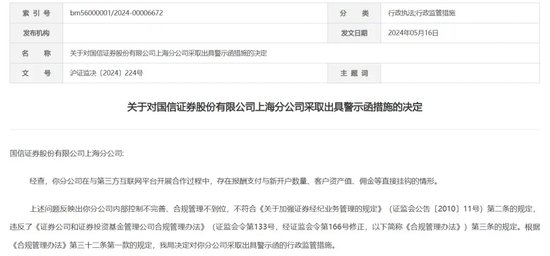 谁之过？连收罚单的国信证券上海分公司，难掩颓势……-第1张图片