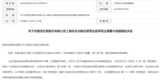 谁之过？连收罚单的国信证券上海分公司，难掩颓势……-第2张图片