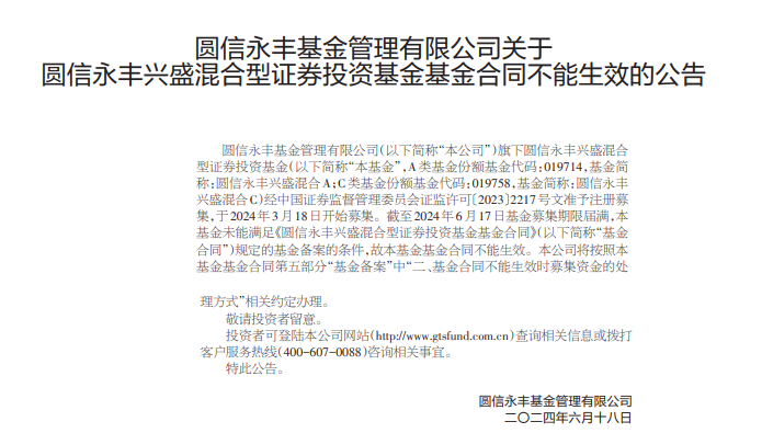 又一只基金发行失败，部分次新基金规模快速下降-第1张图片