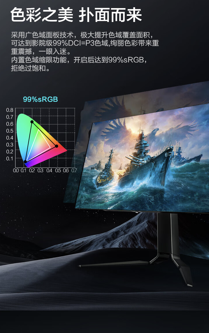 雷神“LQ27F240E”27 英寸显示器 6 月 28 日开售：2K 240Hz OLED，2999 元-第3张图片