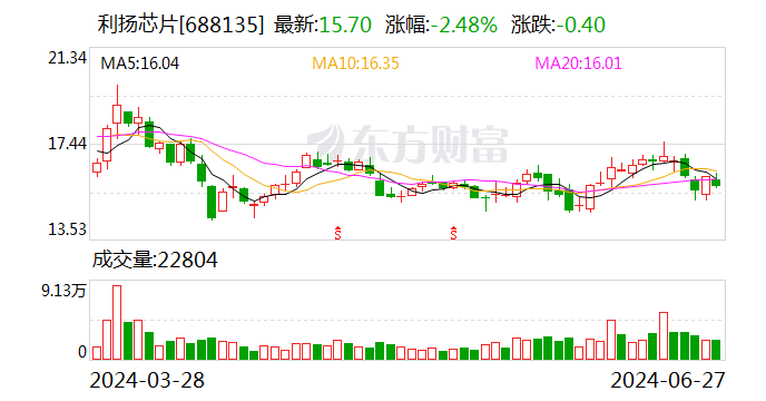 利扬芯片：发行可转债5.20亿元 申购日为7月2日-第1张图片
