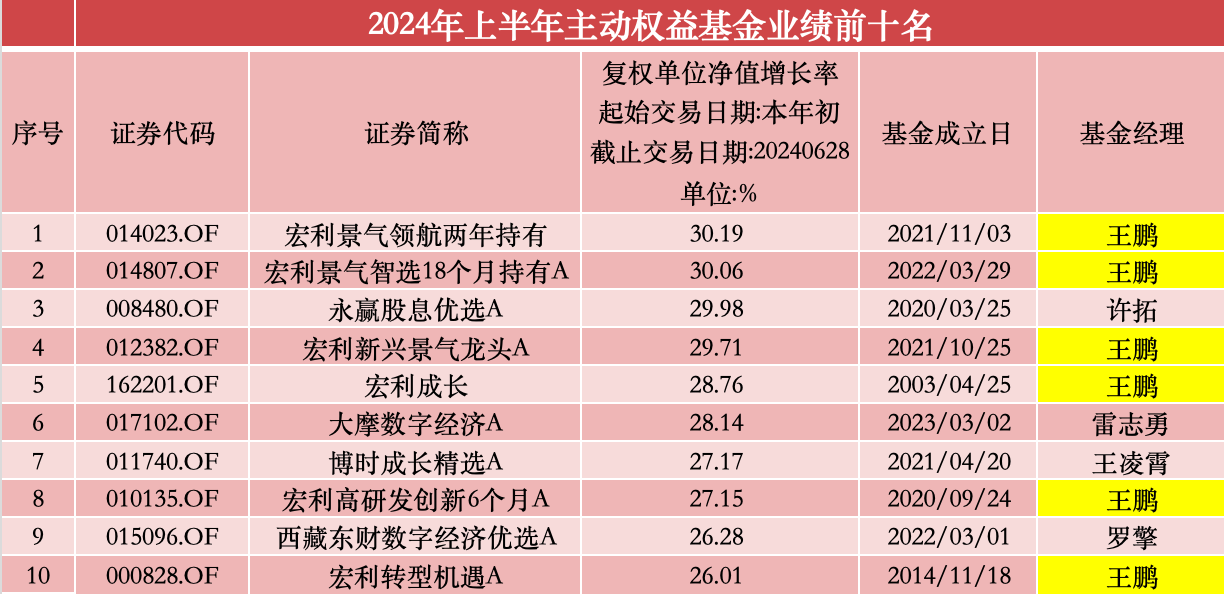 上半年权益“冠军基”涨超30%，超七成QDII产品业绩飘红-第1张图片