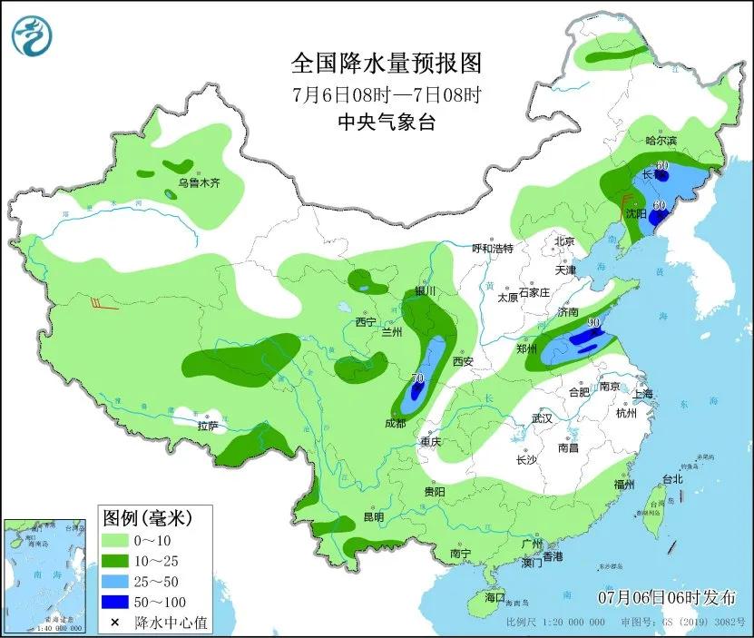 未来三天国内天气预报（7月6日）-第5张图片