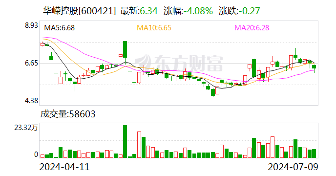 华嵘控股：预计2024年上半年亏损250万元-350万元-第1张图片