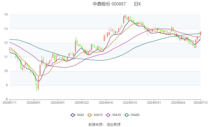 中鼎股份：预计2024年上半年净利同比增长29.89%-41.19%-第1张图片