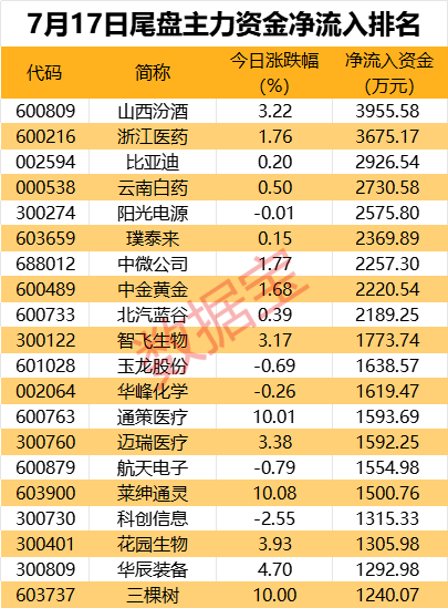 免税龙头获资金抢筹，资金撤离电子板块-第3张图片
