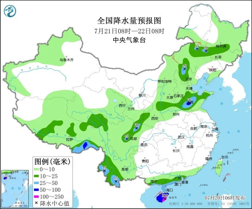 未来三天国内天气预报（7月20日）-第6张图片