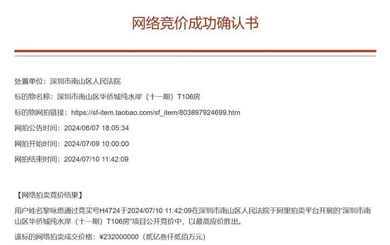 深圳“天价”豪宅被拍卖，洪涛集团老板娘救公司于水火，嫁给上市老总屈才了？-第3张图片