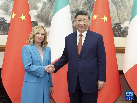 梅洛尼上任后首次访华，释放重要信号-第1张图片