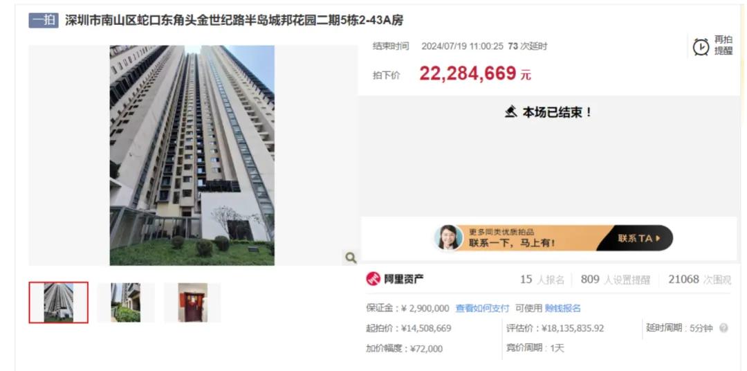 全国法拍房挂牌量还在涨，价格撑不住了-第5张图片
