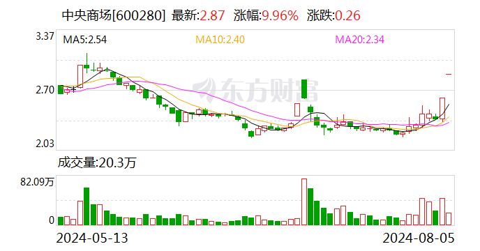 2连板中央商场：实控人股份全部处于质押冻结状态-第1张图片