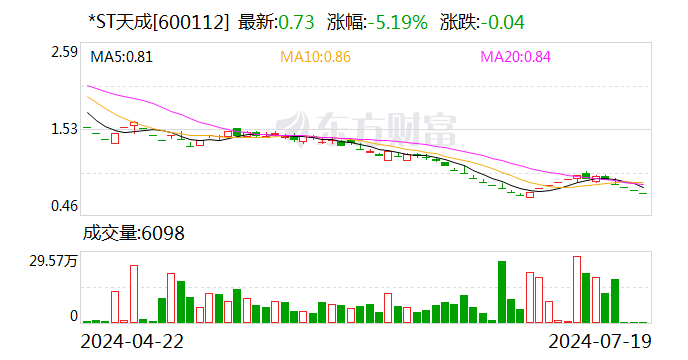 *ST天成：公司股票8月15日终止上市暨摘牌-第1张图片