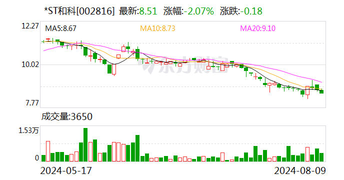 *ST和科：公司实际控制人赵丰收到行政处罚决定书-第1张图片