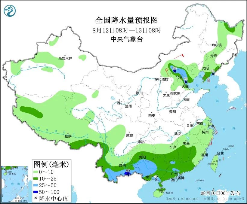 未来三天国内天气预报（8月10日）-第7张图片