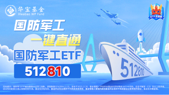 军工板块领涨两市！国防军工ETF（512810）放量涨1.21%！中船系强劲反弹，低空经济等热门题材全线回暖-第5张图片