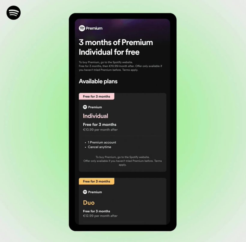 被罚 18.4 亿欧元后，苹果允许 Spotify 的 iOS 应用向欧盟用户显示定价信息-第1张图片