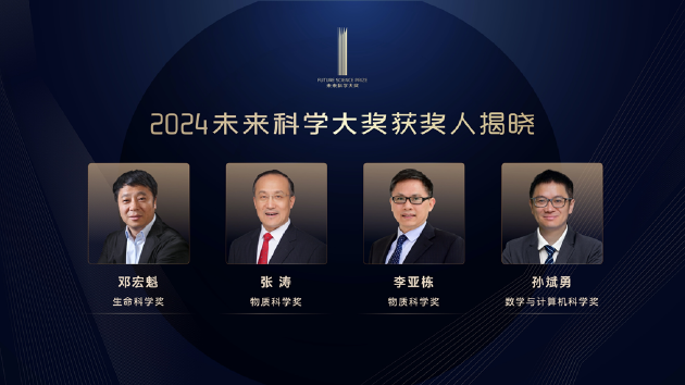 2024未来科学大奖获奖名单公布，邓宏魁、张涛、李亚栋、孙斌勇获奖-第1张图片