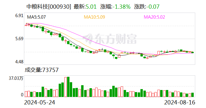 中粮科技：石碧先生、王尚文先生因工作原因 申请辞去公司董事职务-第1张图片