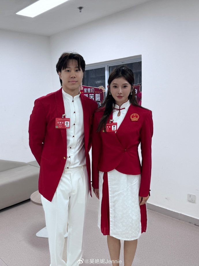 吴艳妮晒照:最幸福的一天 东方之美-第8张图片